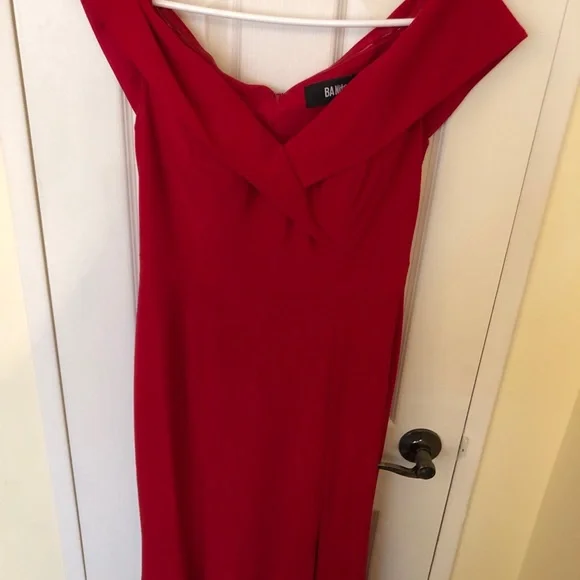 Red dress gown - Picture 3 of 5